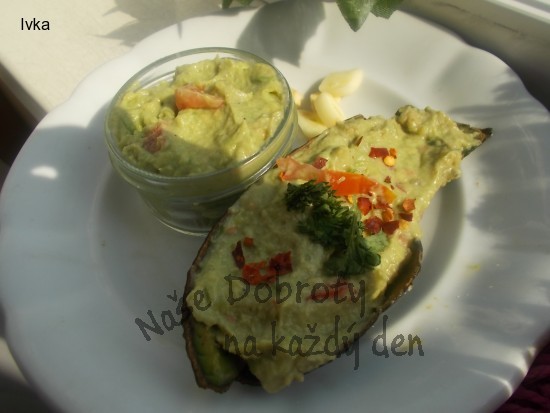 Guacamole- avokádový dip s feferonkou nebo s česnekem