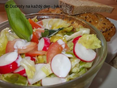 Zdravý, barevný zeleninový salátek
