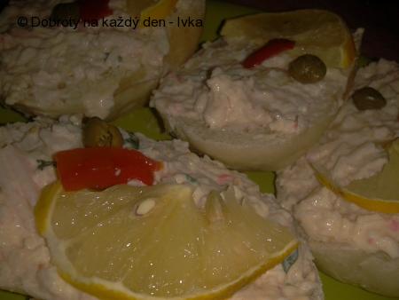 Opravdu výtečná pomazánka (ala salát)z krabích tyčinek Surimi, slaniny, sýra a smetany