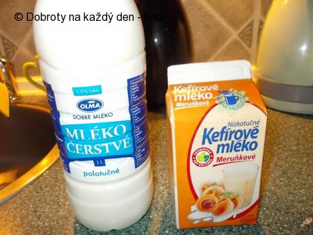 Domácí ovocné kefírové mléko