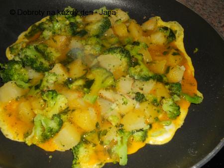 Brokolicová omeleta