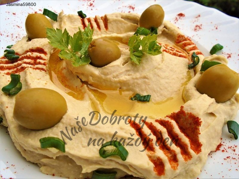Hummus - pomazanka  z  cizrny 